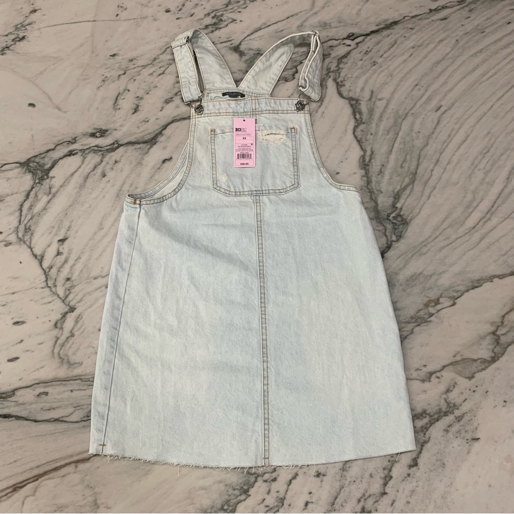 Wild Fable Overall Denim Light Wash Dress. NEW with tags! Size XS